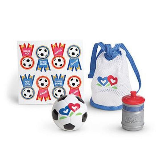 American Girl Bitty Baby Blue Soccer Accessories for Dolls - Picture 1 of 8